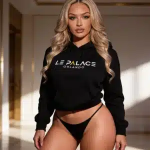 Le Palace Signature Black Hoodie